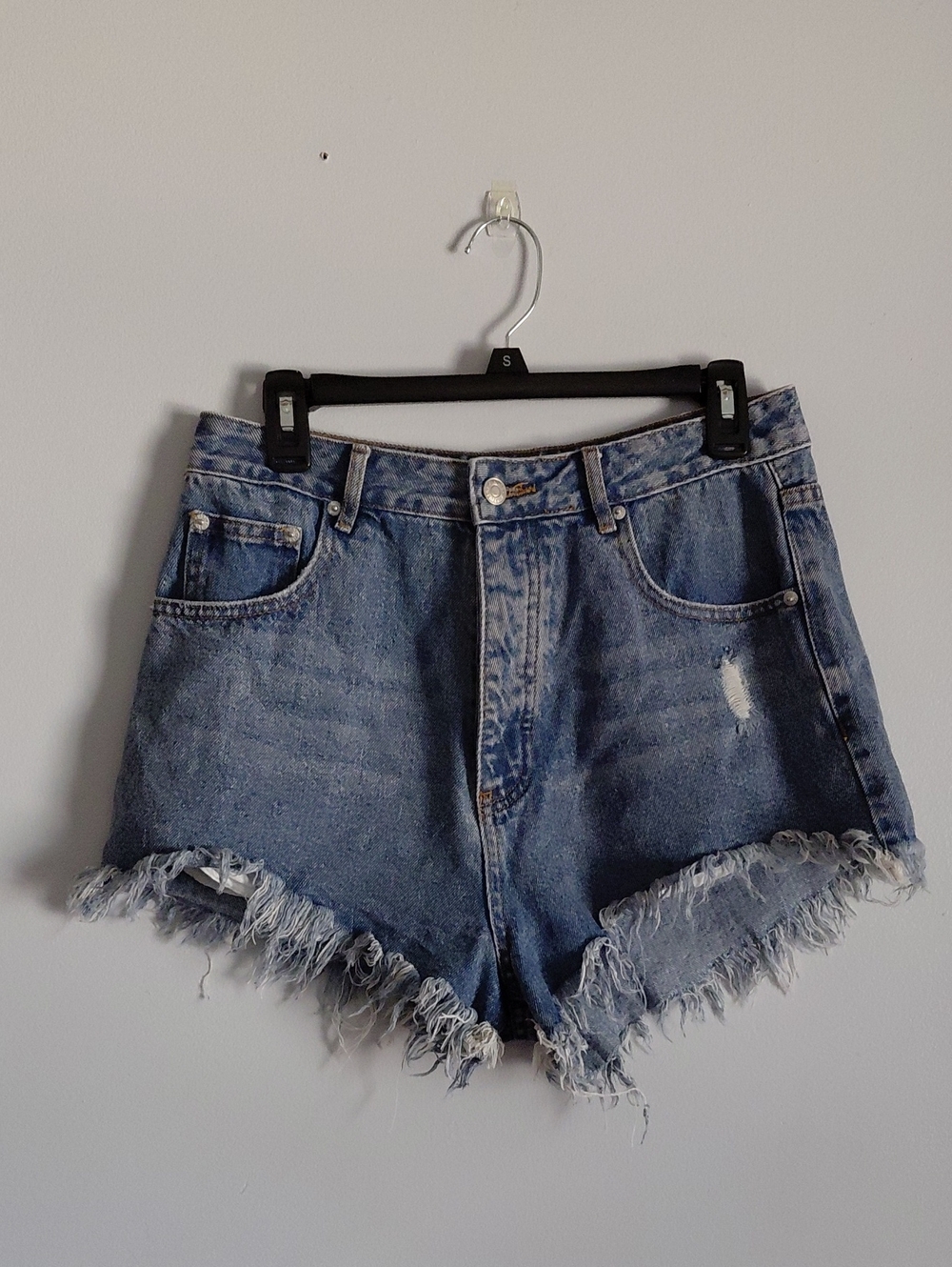 Signature8 Distressed Denim Frayed High-Waist Shorts Festival Country Concert